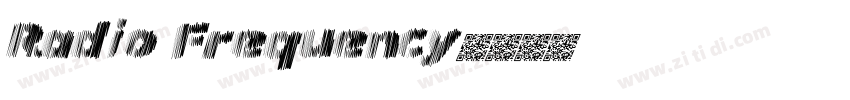 Radio Frequency字体转换